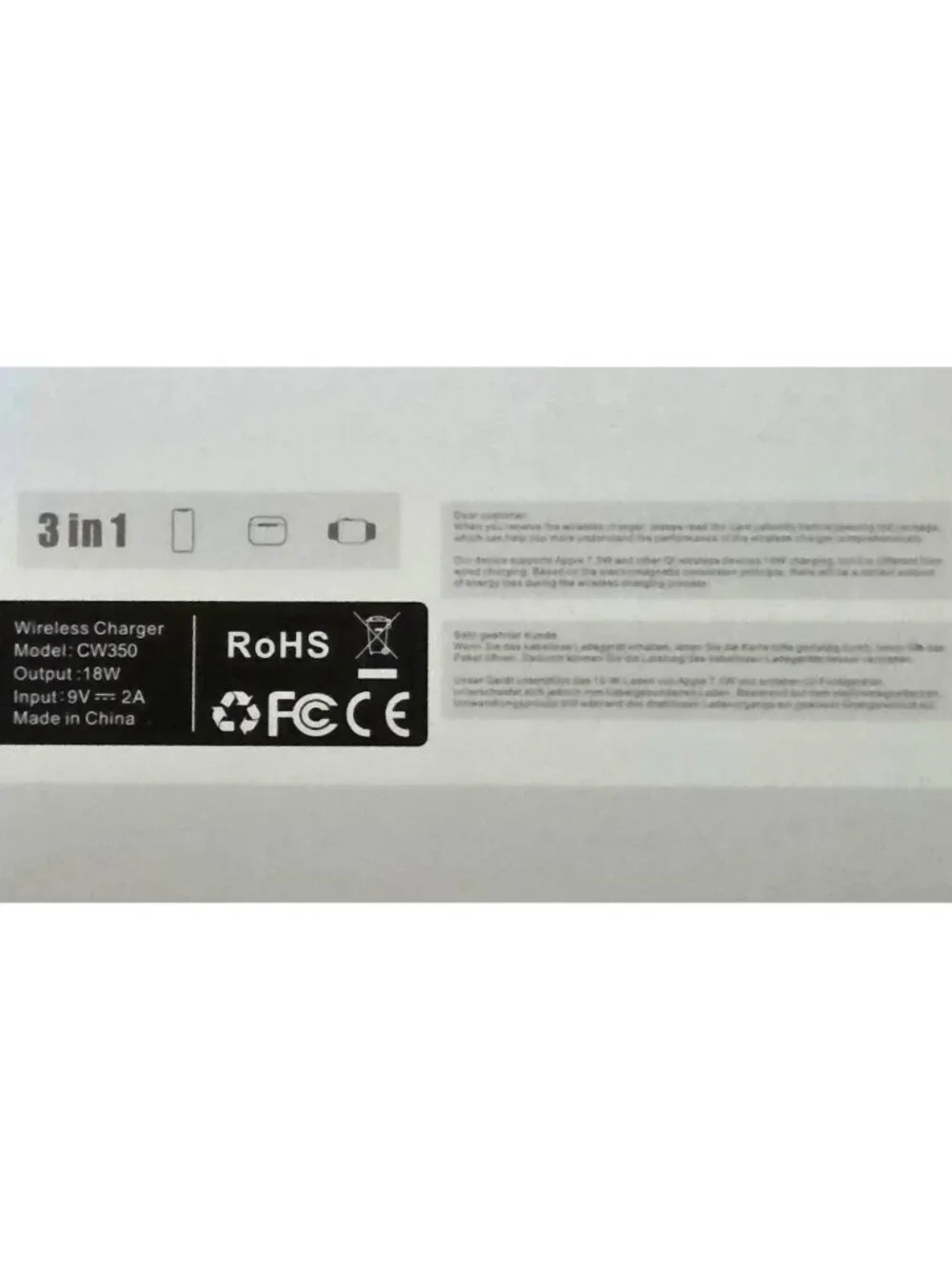 Anlmz 3-in-1 Charging Station iPhone 17 16 Wireless Charger Fast New Sealed USBC
